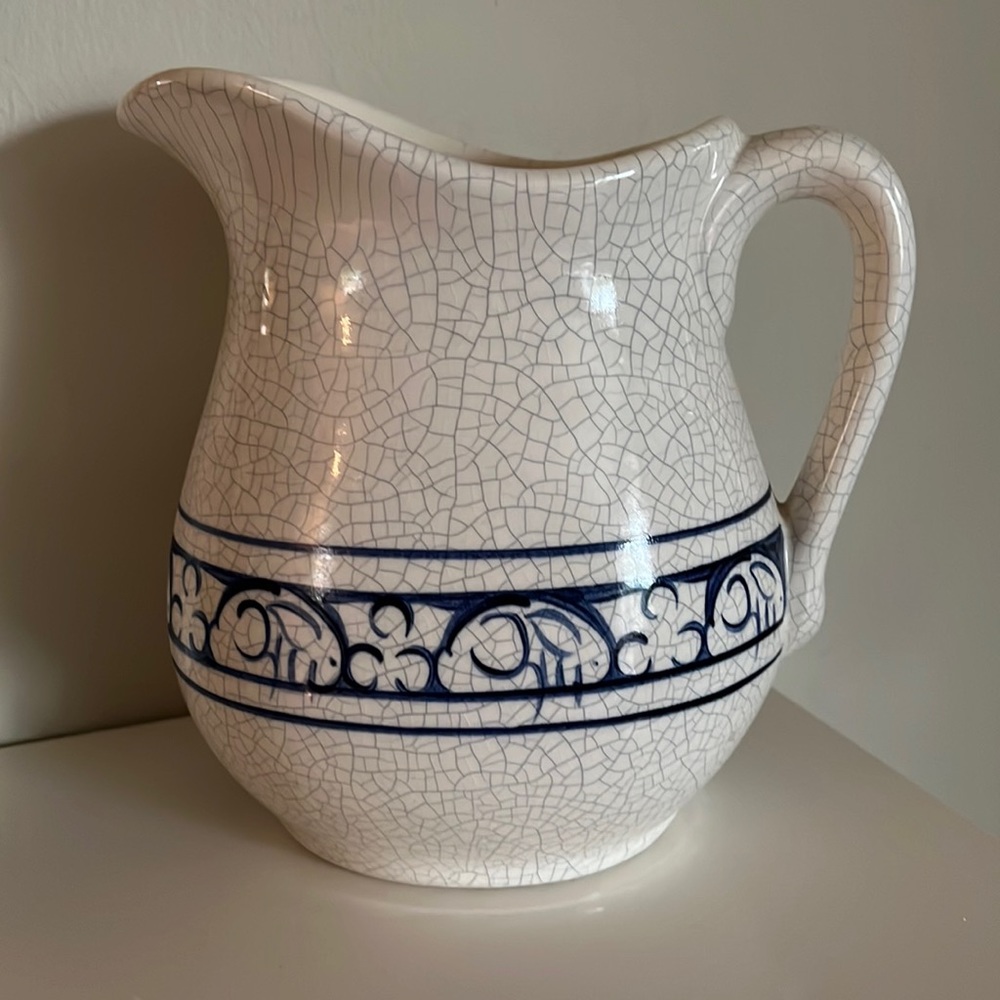 Dedham Potting Shed Pitcher / Vase Signed SPT ‘99